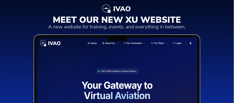 New IVAO XU Division Website Launched with Enhanced Training and Member Features